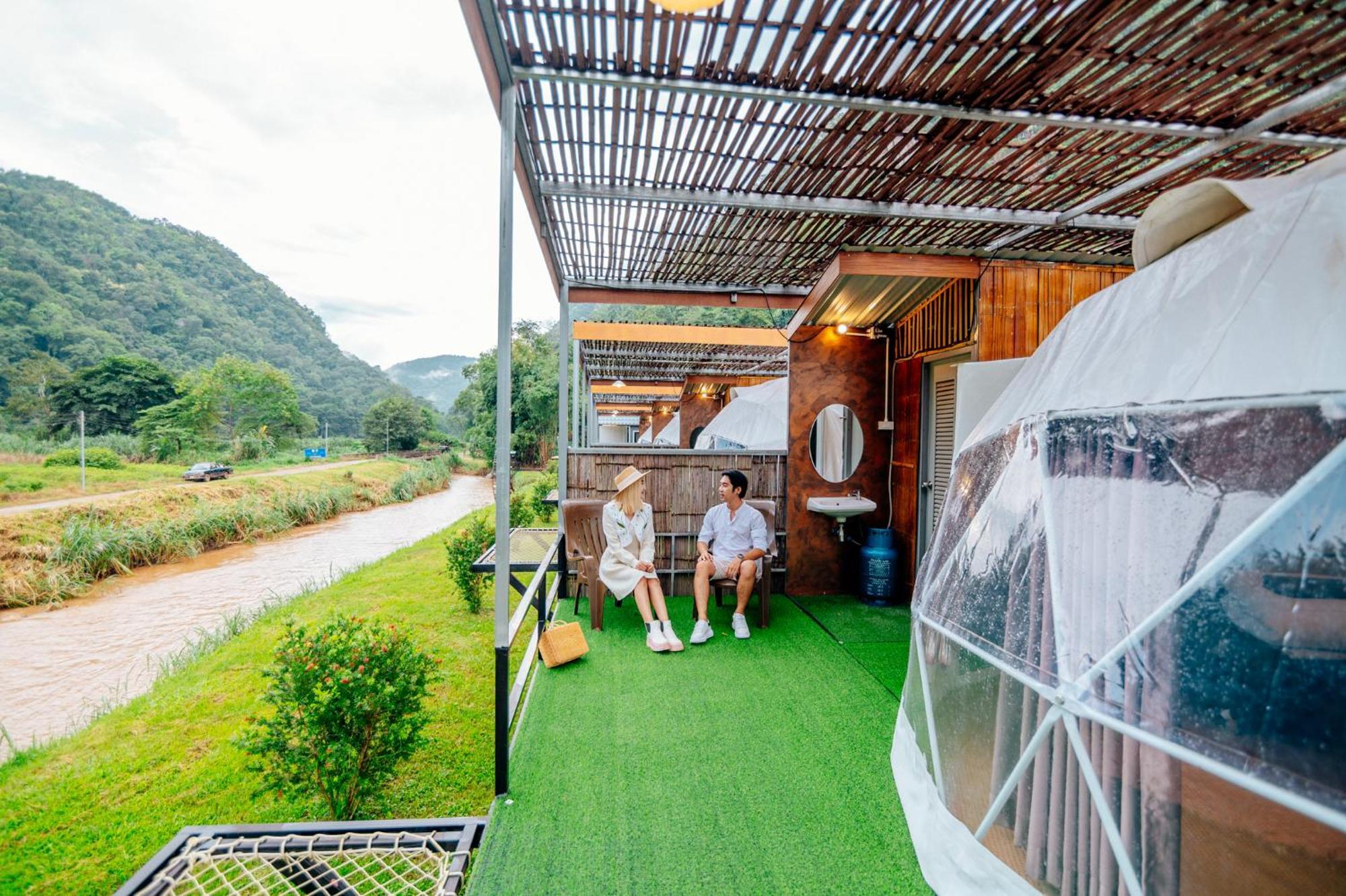 เนเจอร์วัลเล่ย์แคมป์ ปางมะผ้า Hotel Exterior photo