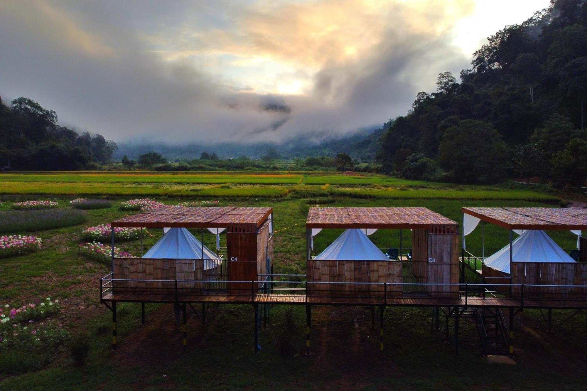 เนเจอร์วัลเล่ย์แคมป์ ปางมะผ้า Hotel Exterior photo